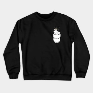 Funny Munchkin Pocket Cat Crewneck Sweatshirt